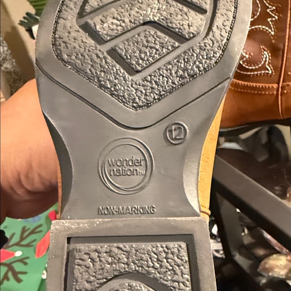 Wonder Nation Brown Kids Boots - Picture 3 of 3